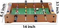 Mini baby-foot Table de football Table de football en bois accessoires de jeu de Table de football pour enfants adultes soirées en famille divertissement