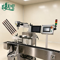Dispositif de gravure au laser automatique pour crayons à sourcils, imprimante laser UV avec inspection visuelle pour le marquage des emballages cosmétiques