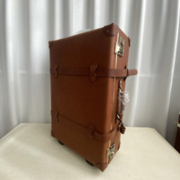 Maleta de Viaje Ligera con Ruedas Giratorias para PC, con Candado, Logotipo Personalizado, Carcasa Rígida de Cuero Patentado, Cierre de Cremallera, Unisex