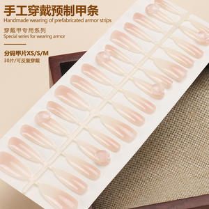 เคล็ดลับเล็บปลอมของหญิงสาวสุดฮอตขายดีศิลปะเปลือยไล่ระดับสีแบบแฮนด์เมดคุณภาพสูงสวมใส่ได้ - Product Image 4