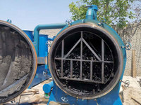 Machine à fabriquer du charbon de bois en acier inoxydable à haute teneur en carbone, haute efficacité, faible consommation d'énergie, carbonisateur horizontal sans fumée