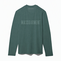 T-shirt à manches longues ultra doux de haute qualité 6335 pour hommes, impression décontractée, coupe ajustée, col rond, t-shirt de fitness pour hommes
