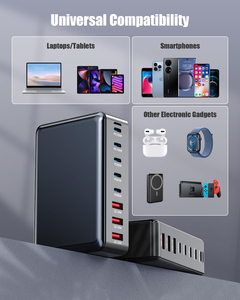 <span class=keywords><strong>USB</strong></span> C sạc khối 440W <span class=keywords><strong>8</strong></span> cổng gan III nhanh Trạm Sạc 100W PD QC máy tính xách tay Power Adapter <span class=keywords><strong>USB</strong></span> <span class=keywords><strong>Hub</strong></span> - Product Image 3