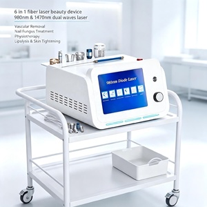 Máquina de Belleza 6 <span class=keywords><strong>en</strong></span> 1 para Lifting Facial Endo 1500, Tensado de Piel 1470, Eliminación Vascular 980, Tratamiento de Hongos <span class=keywords><strong>en</strong></span> las Uñas - Product Image 1