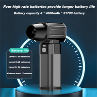Vente en gros puissant Jet Dry Blower 450g Wind Force Sèche-cheveux Wind Air Hammer High Speed Portable Turbofan Violent Mini Jet Fan