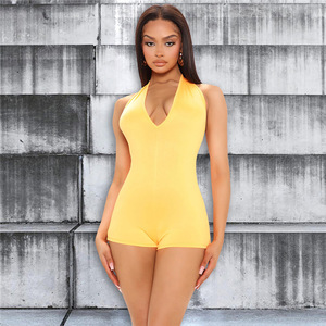DAN340 Combinaisons moulantes dos nu pour femmes, grande taille, en promotion - Product Image 1