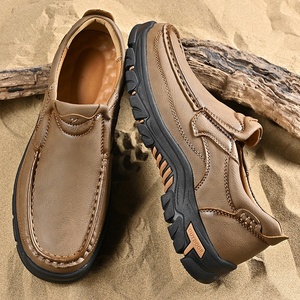 Zapatos Casuales para Hombre, Tallas Grandes 40-<span class=keywords><strong>50</strong></span>, Populares, Otoño 2024, Nuevos, Sin Cordones, de PU Artificial, Color Sólido, Suela de Goma, para Senderismo - Product Image 6