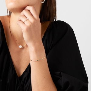 Gemnel <span class=keywords><strong>925</strong></span> Sterling Bạc Trắng Zircon Kim Cương Tối Giản Cuff Bracelet Bracelet - Product Image 6