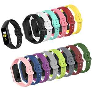 Correa de reloj inteligente de silicona para pulsera inteligente <span class=keywords><strong>Samsung</strong></span> <span class=keywords><strong>Galaxy</strong></span> <span class=keywords><strong>Fit</strong></span> <span class=keywords><strong>2</strong></span> R220 - Product Image 1