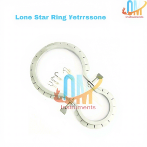 เครื่องมือถ่างแผลผ่าตัดแบบยึดติดด้วยตัวเอง Lone Star รุ่น Silver Surgical Ring Retractor 10 ตะขอซิลิโคน ทำจากสแตนเลส ได้รับการรับรองมาตรฐาน ISO แข็งแรง ทนทาน ฆ่าเชื้อได้ด้วยการอบไอน้ำ - Product Image 1