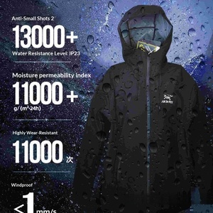 Nuova Giacca Bomber Invernale MV Antivento Impermeabile con Cappuccio Unisex in Tinta Unita - Product Image 6