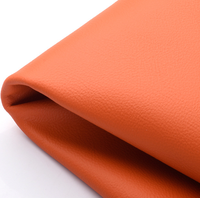 1.4mm Texture en cuir véritable et motif anti-rayures Tissu PU élastique et doux sans solvant Revêtement de canapé pour la maison ou les sièges de voiture