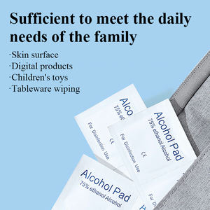 กระดาษเปียกฆ่าเชื้อแบบใช้แล้วทิ้งแผ่นแอลกอฮอล์ฆ่าเชื้อแยกแผ่นสำหรับทำความสะอาดหน้าจอกล้องเลนส์ - Product Image 3