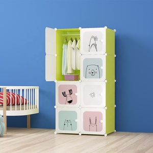 <span class=keywords><strong>Armoire</strong></span> de Rangement en <span class=keywords><strong>Plastique</strong></span> Moderne à Vendre, Multiusage pour Chambre d'Enfant, <span class=keywords><strong>Bricolage</strong></span>, avec Penderie - Product Image 3
