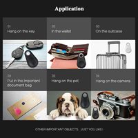 Collier GPS intelligent pour animaux de compagnie, étanche, localisateur Bluetooth, anti-perte, accessoires pour chiens et chats, traceur