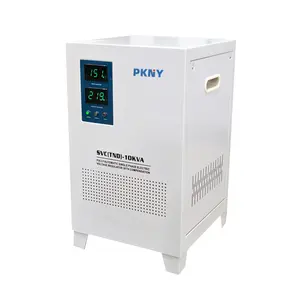 Monophasé Svc 5kva 10kva 15kva 120v 220v 230v Cuivre Servo Moteur Automatique Régulateur de Tension Stabilisateur