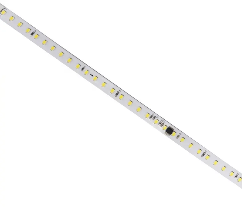 4 segment UCS512 adresli ışık DC24V 10mm tek renk 2700K 4500K 6500K TM512 120LED 2835 LED şerit