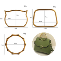 Poignée de sac en métal tendance Nolvo World, finition dorée antique, durable, origine Guangdong, pour accessoires de sac à main