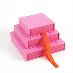 Fashion Jewelry Set Box Custom Rigid Drawer Jewelry Packaging Box Sponge Insert Printing Custom Logo Factory Wholesale Price - Product Image 5