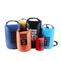 Sac de Rangement Étanche en PVC pour Randonnée, Voyage en Plein Air, Plage et Océan, Sac Flottant Personnalisable avec Logo pour la Natation et la Navigation