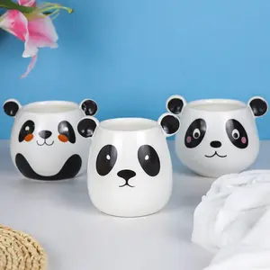 Huaming Luxe Speciale Schapenvorm Keramische Geurkaarsen Olie Geuren Geconcentreerde Geur Soja Prachtige Panda Geurkaars