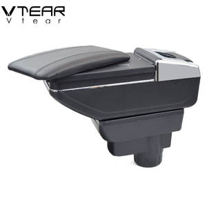 Vtear Per <span class=keywords><strong>Opel</strong></span> Corsa bracciolo in pelle archivio centrale scatola di immagazzinaggio filo rosso auto-styling interni ABS bracciolo <span class=keywords><strong>accessori</strong></span> 11-13 - Product Image 3