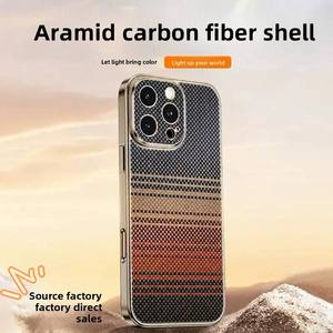 <span class=keywords><strong>Coque</strong></span> de protection ultra-fine 0,5 mm antichoc et anti-rayures en fibre de carbone Para-Aramide 1500D pour <span class=keywords><strong>iPhone</strong></span> 17 <span class=keywords><strong>Pro</strong></span> Max - Product Image 5