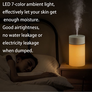 USB Ultrasonic Air Humidifier LED Lamp Mini <b>Essential</b> <b>Oil</b> <b>Diffuser</b> Car Purifier Aroma Anion Mist Maker With Romantic Light - Product Image 2