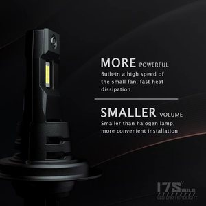 ไฟหน้ารถยนต์ LED ความสว่างสูง I7S H4/H7/H11 แบบเสียบปลั๊กโดยตรง ความสว่างสูง โฟกัสได้ กำลังไฟสูง 6000k - Product Image 1