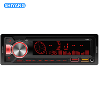 Reproductor de Mp3 para coche, dispositivo Digital de alta fidelidad con Bluetooth 60wx4, Fm, música, estéreo, 1din