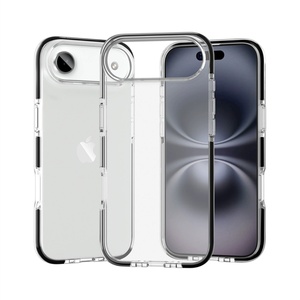เคสโทรศัพท์กันกระแทก TPU ใส คุณภาพสูง หนา 1.5 มม. สำหรับ iPhone 17 Air Pro Max, iP15, 14, 13, 12, 16 E Plus - Product Image 1