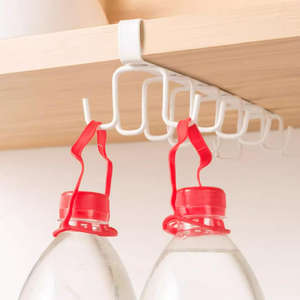 Étagère de rangement multifonctionnelle à 12 crochets, crochet de <span class=keywords><strong>cuisine</strong></span>, support suspendu, crochet de placard, nouveautés 2024 - Product Image 2