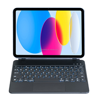 Clavier magnétique intelligent avec interface USB d'origine d'usine 2023 pour iPad 10e génération 2022, nouveau clavier pour tablette