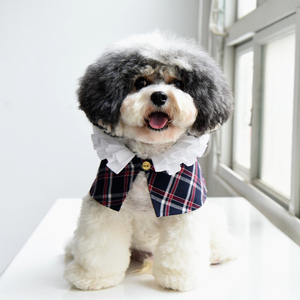 Gato bandana collar traje <span class=keywords><strong>de</strong></span> <span class=keywords><strong>Cabo</strong></span> <span class=keywords><strong>de</strong></span> encargo <span class=keywords><strong>al</strong></span> por mayor <span class=keywords><strong>de</strong></span> gato pañuelo cuadros perro babero - Product Image 4
