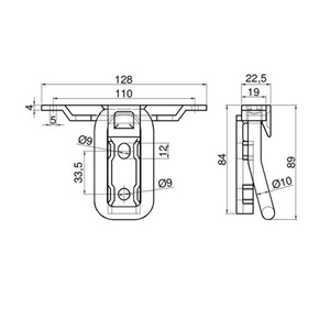 Zinc-Plated Steel Truck Recessed Lashing <b>Ring</b> With Support <b>Plate</b> to Secure - Product Image 4