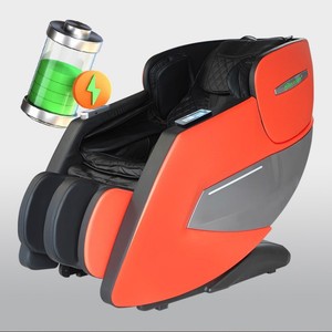 <b>Massage</b> Chair Commercial 130A SL Type Guide Rail 4D Robotic <b>Hand</b> <b>Massage</b> Plug-In Black Orange Brown - Product Image 2