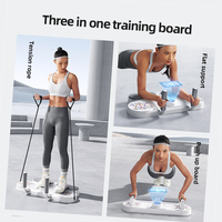 Planche de pompes portable Rouser Fitness avec bandes de résistance et affichage numérique du compteur – Équipement d'entraînement de force pour la maison