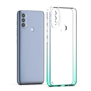 Funda Transparente de TPU con Degradado Acrílico para Teléfono Celular <span class=keywords><strong>Motorola</strong></span> Moto E32 G52 G82 <span class=keywords><strong>EDGE</strong></span> 30 Pro G71 G51 5G G41 G31 - Product Image 2