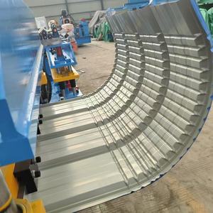 Metall bogen Dachbahn Biegen Herstellung Maschinen Curving Panel Cold Roll Forming - Product Image 6