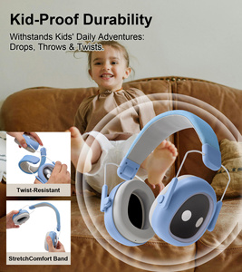 Kinder-Gehörschutz Lärmschutzkopfhörer 22dB Geräuschreduzierung ABS Faltbares Design Sicherheits-Ohrenschützer Gehörschutz für Kinder - Product Image 6