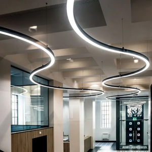 Nhôm Nhà ở bị đình chỉ <span class=keywords><strong>S</strong></span> cong hình dạng mặt dây chuyền chiếu <span class=keywords><strong>s</strong></span>áng lịch thi đấu với nhôm nhà ở - Product Image 6