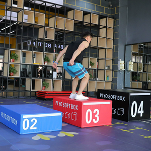 Box Pliometrico Morbido Personalizzabile con Logo, Regolabile per Allenamento in Palestra, <span class=keywords><strong>Esercizi</strong></span> di Salto e Fitness, per Uso Domestico - Product Image 5