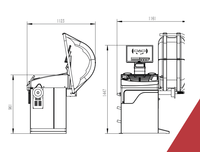 Offre Spéciale d'équilibrage de roue de pneu de camion de voiture SWB2018A prix Machine d'alignement de Machine d'équilibre dynamique
