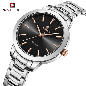 NF 5025 Haute Qualité Meilleur Or Argent Femmes Luxe Couple Montres Étanche Lumineux Femmes Quartz Montre - Product Image 2