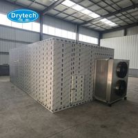 Heteluchtcirculerende industriële voedsel-schaaldroger, industriële fruitdroogmachine voor groenten, rozen en bloemen