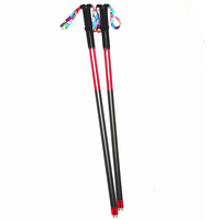Bâtons de course Ultra Trail Vintage Pliable Trail Stick Ultralight Telescope Trekking Pole