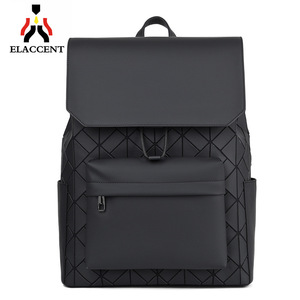Elaccent Men's <b>Backpack</b> Black Waterproof Laptop <b>Compartment</b> Business Travel Casual <b>Backpack</b> Spring 2025 - Product Image 1
