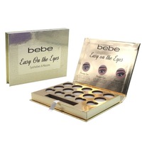 Boîte de papier cosmétique personnalisée de luxe Palette d'ombres à paupières de marque emballage pour faux cils stratification mate gaufrage pour cadeaux