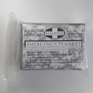 Couverture d'urgence camouflage Cleye 2,1x1,3M, portable, thermique, pour survie en extérieur - Product Image 4