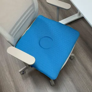 TPE Gel Cushion Ice Gel Cooling Sitter Gel Seat Cooling Honeycomb Flexible Pad For Car Office Chair Outdoor Seat Cush